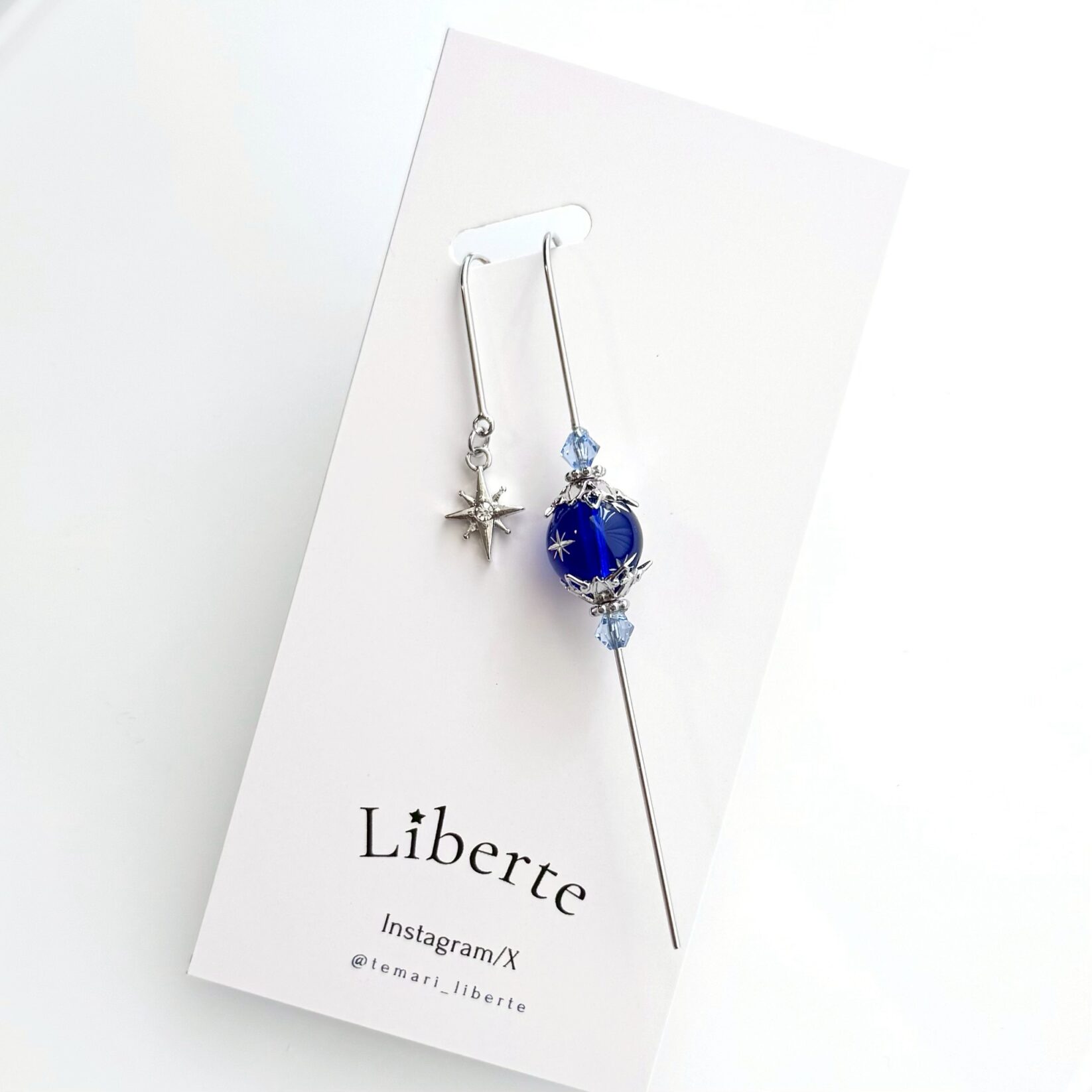 [ピアス]フックピアス/blueplanet/1点のみ再販不可