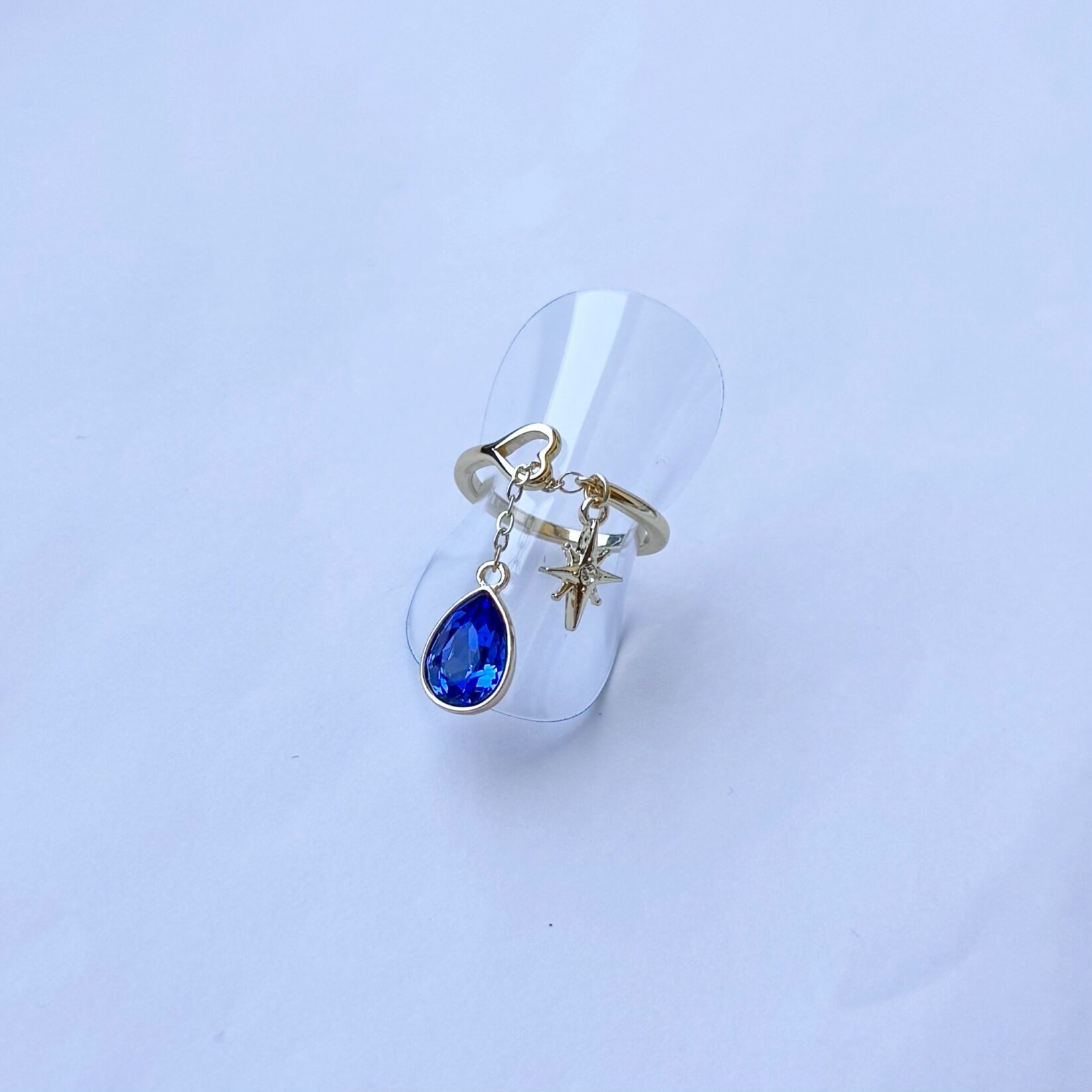 Stella Drop/ゴールド金具/サファイア