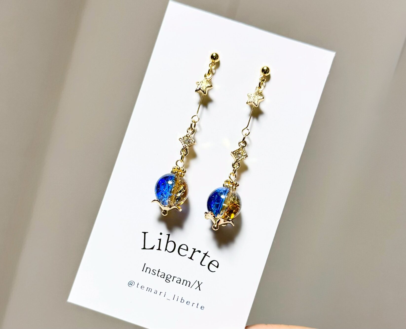 [耳飾り]Céleste(Gold)/-よぞらのいろ-