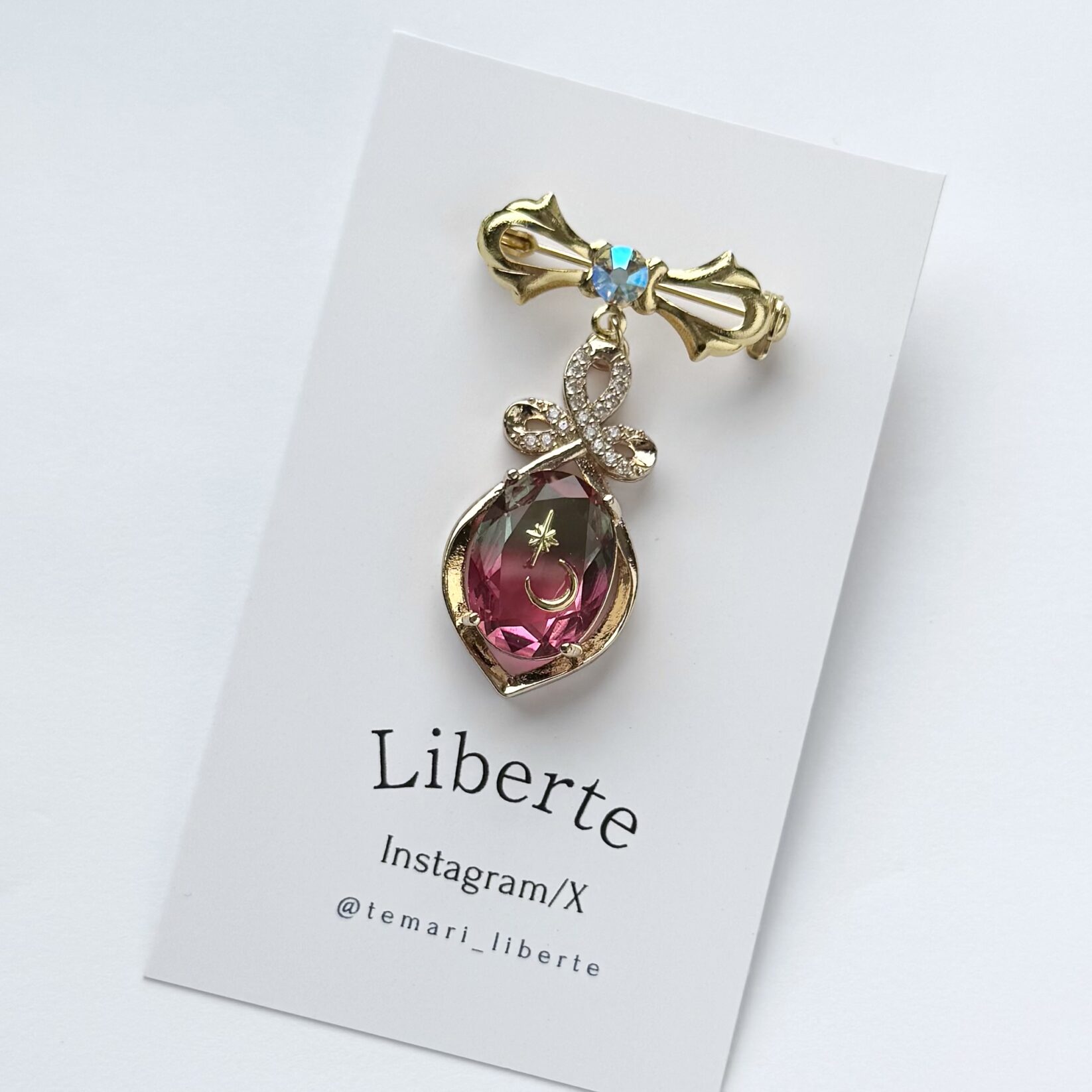 New宝星石ブローチ/Sweet