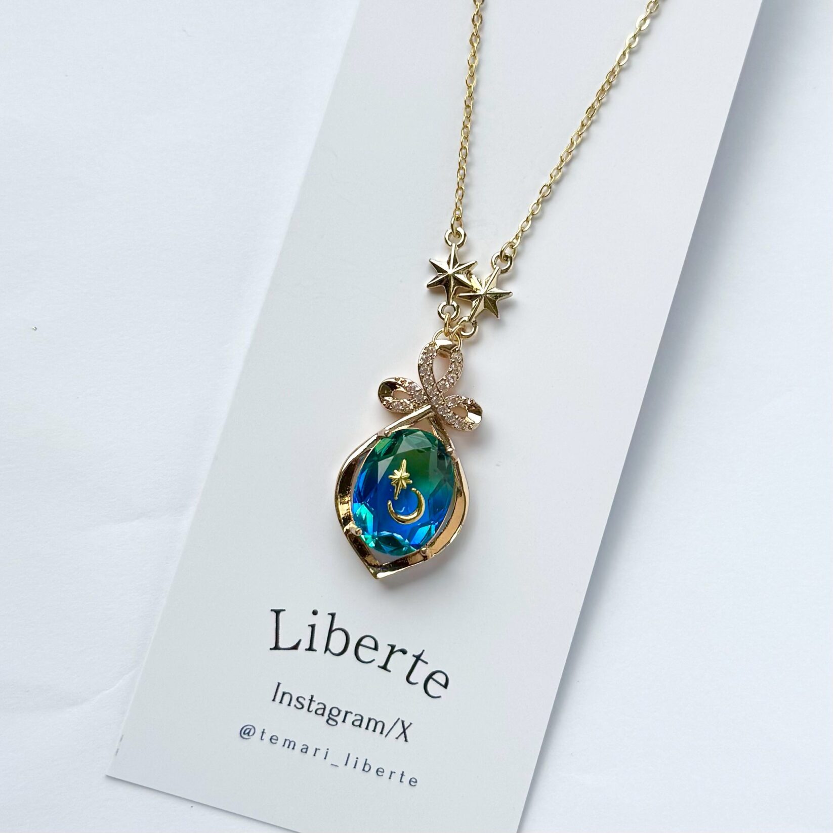 New宝星石ネックレス/Ocean