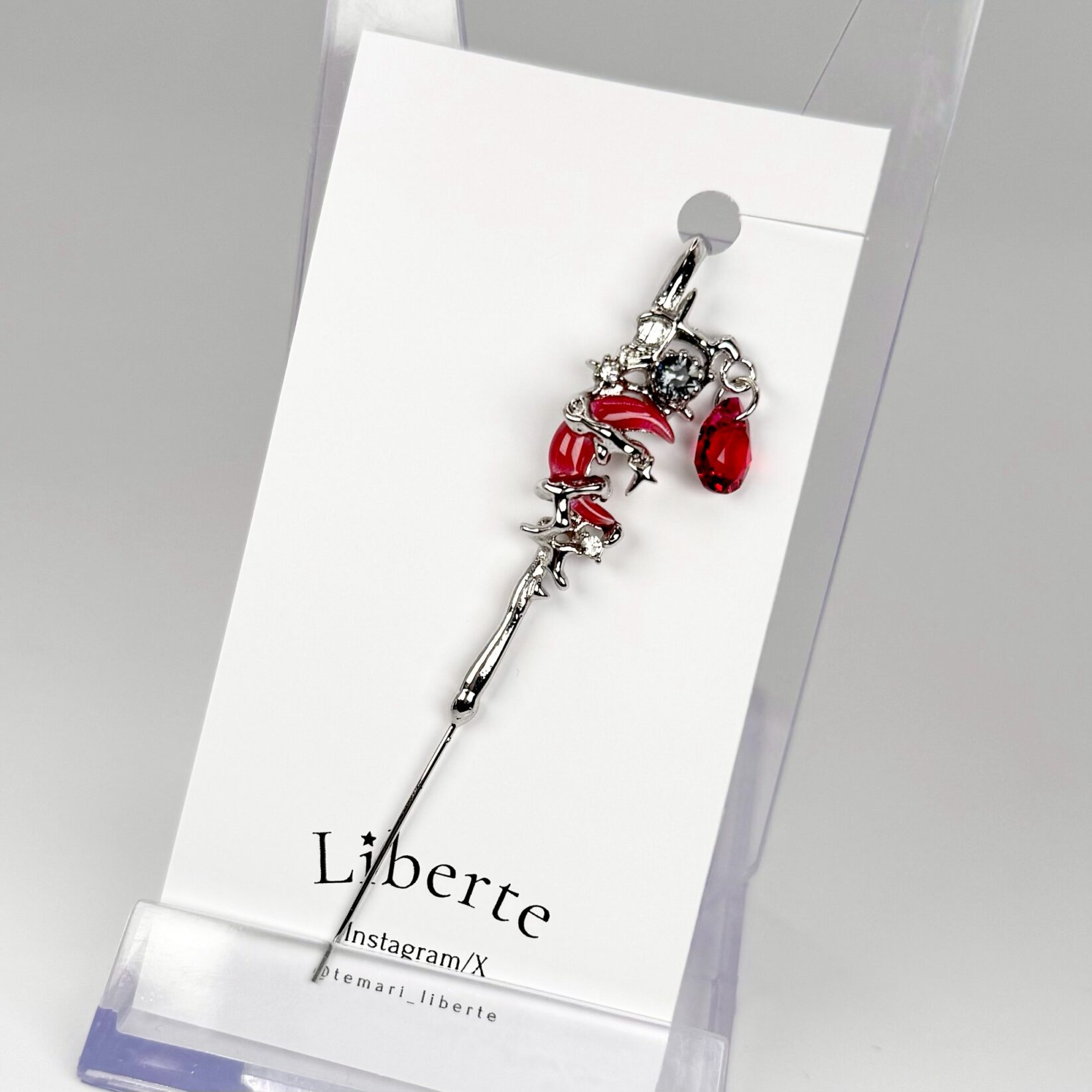 クレセントステッキ/ピアス/Flame