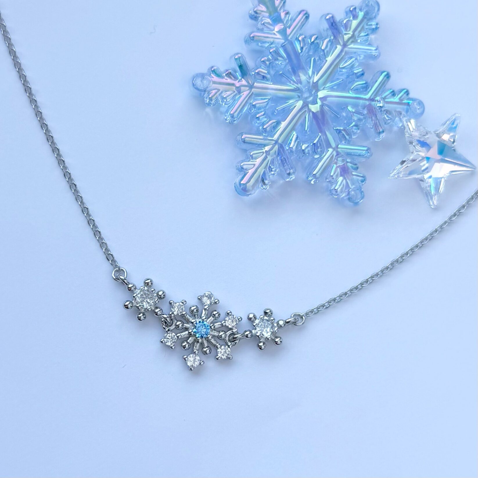 雪の結晶ネックレス06