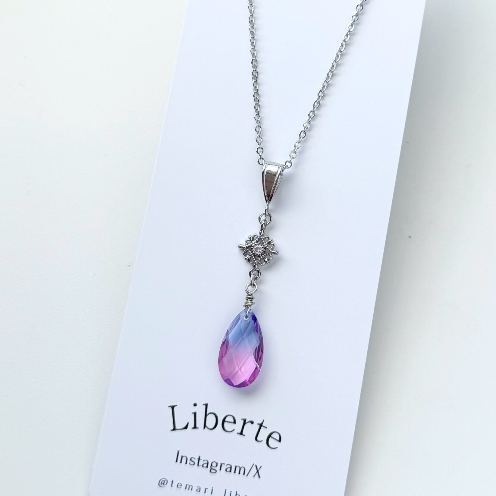 Dress/雫型/ライトブルーピンク