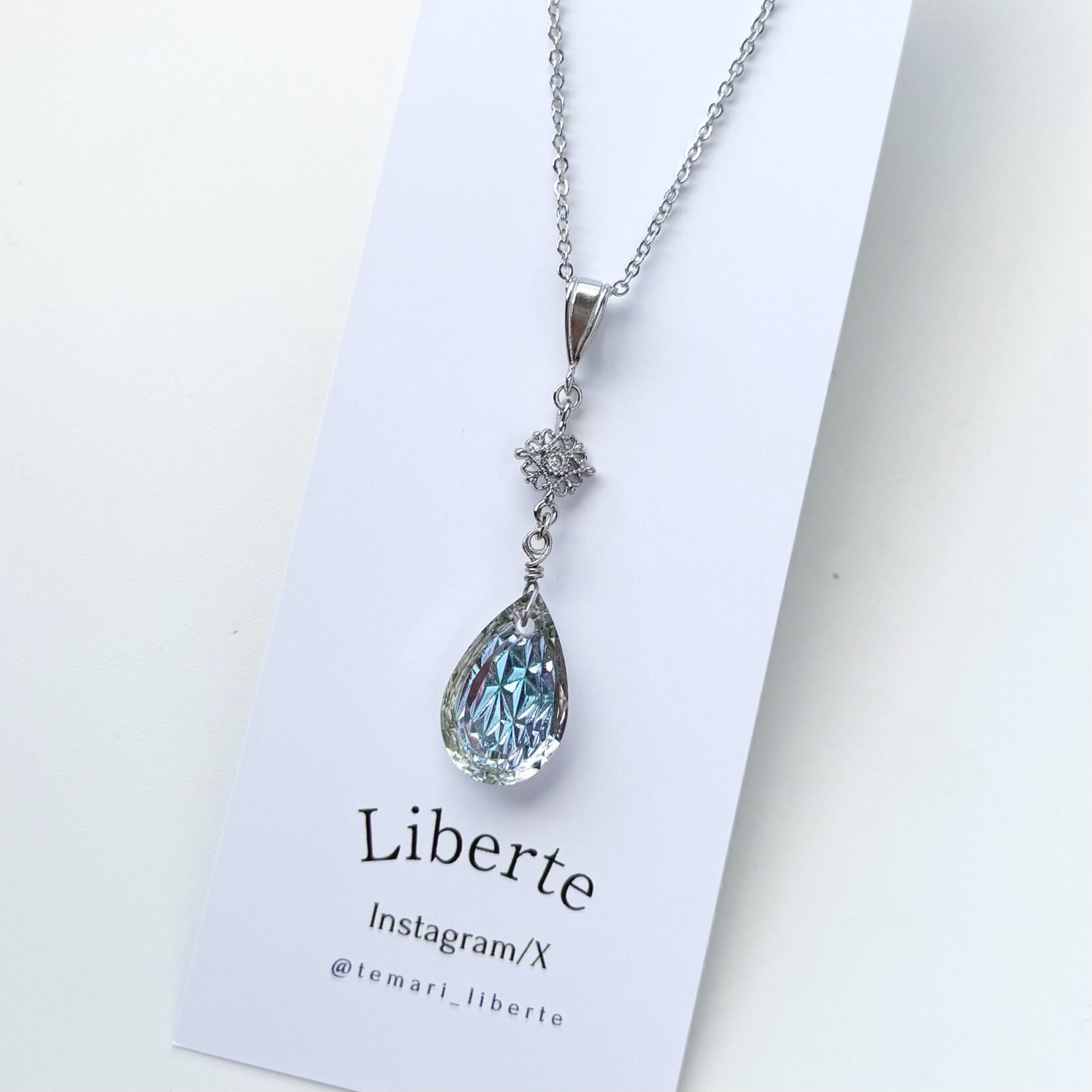 Dress/雫型/ライトブルーバイオレット