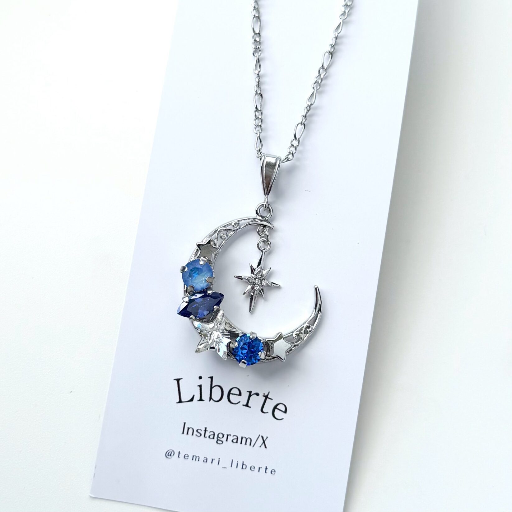 煌月ネックレス/BLUE