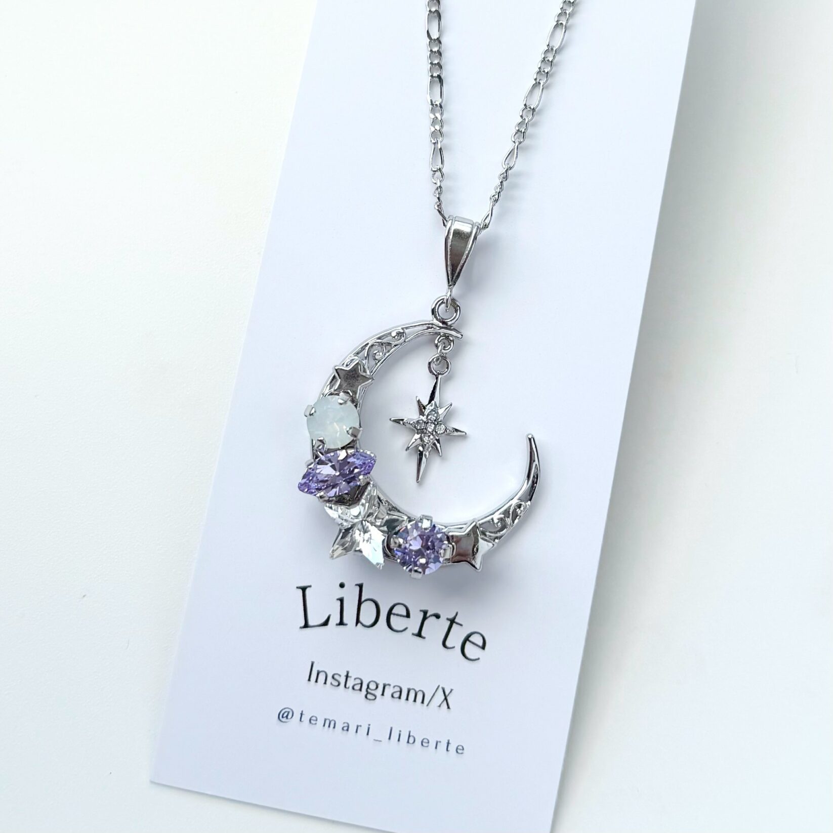 煌月ネックレス/Violet