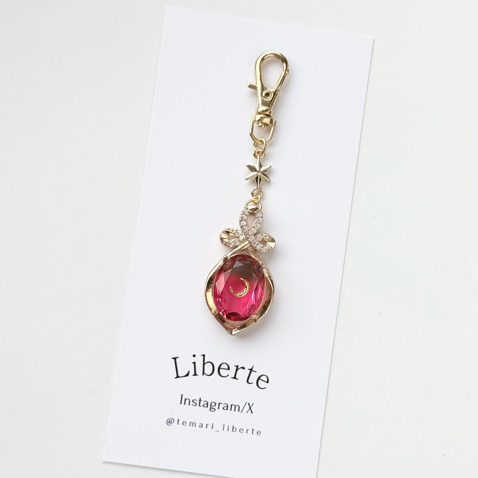 宝星石のキーチャーム/Sweet