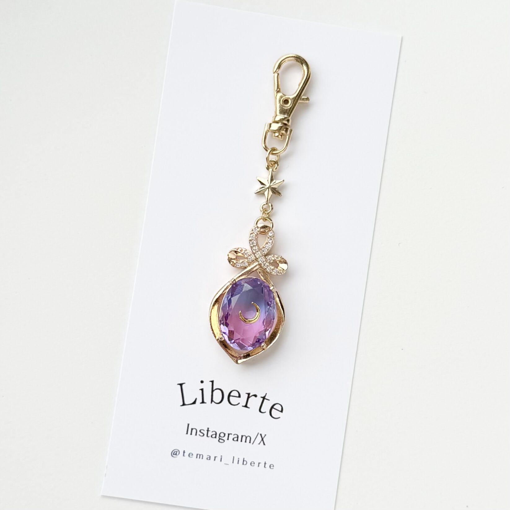 宝星石のキーチャーム/Dream/月