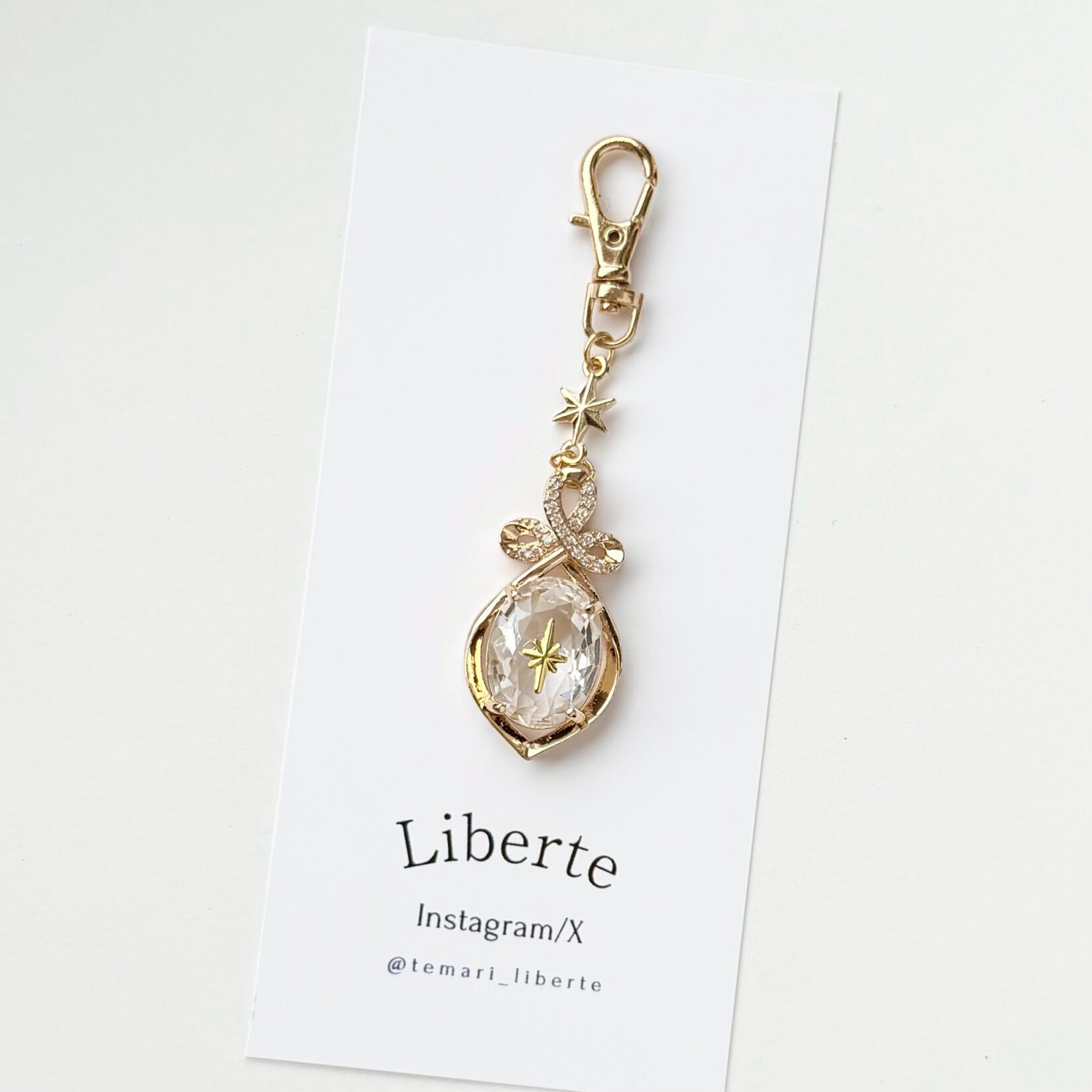 宝星石のキーチャーム/Moon