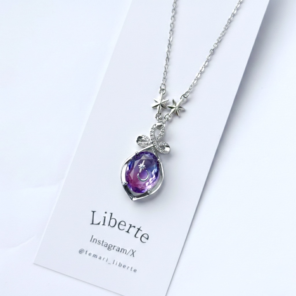 New宝星石ネックレス/Dream×Silver