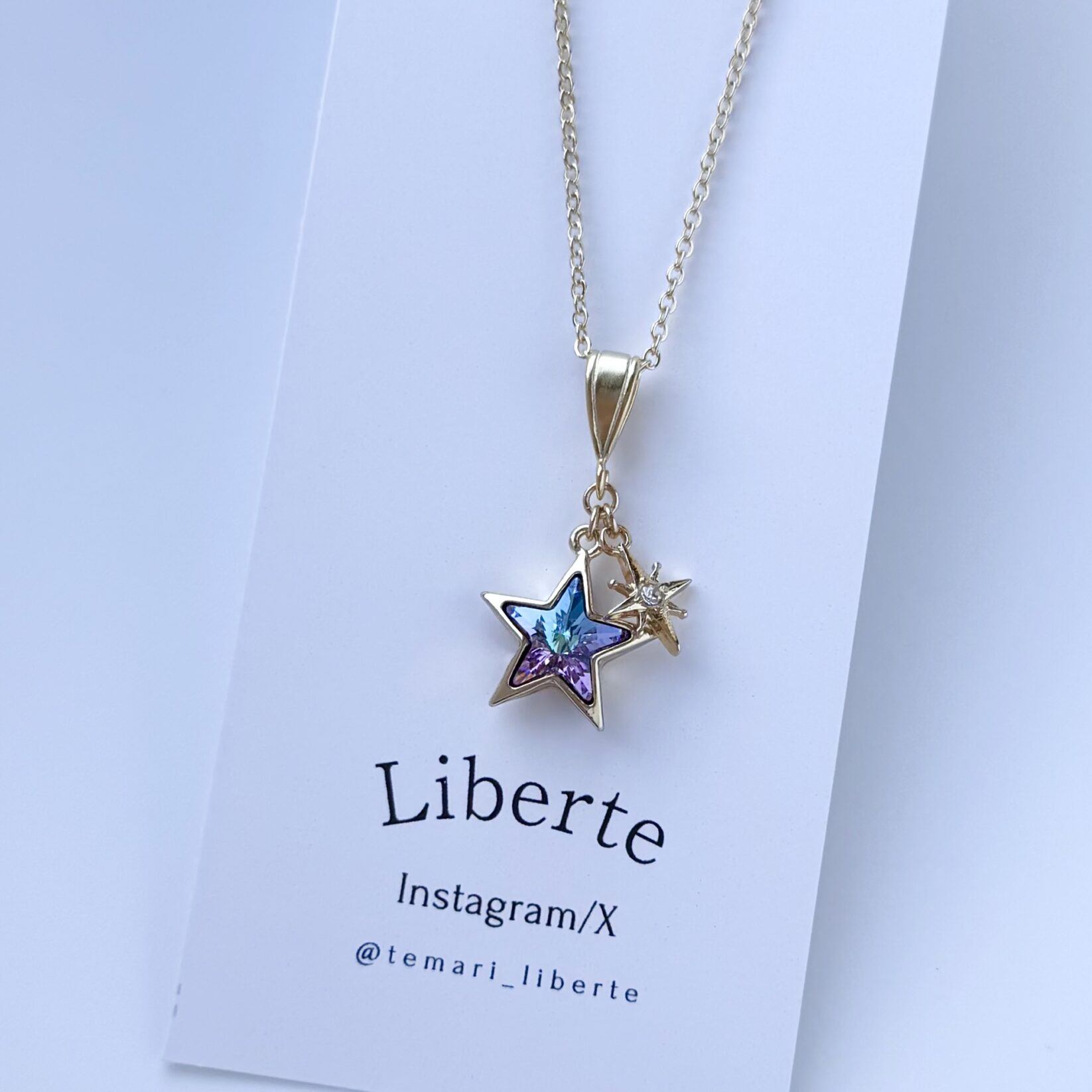 煌星ネックレス/ヴィトラルライト×Gold