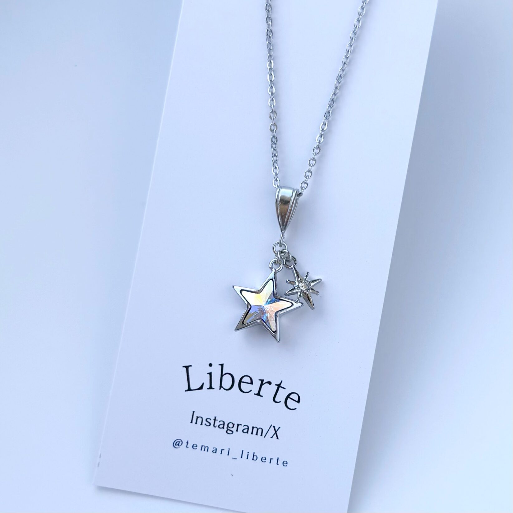 煌星ネックレス/オーロラ×Silver