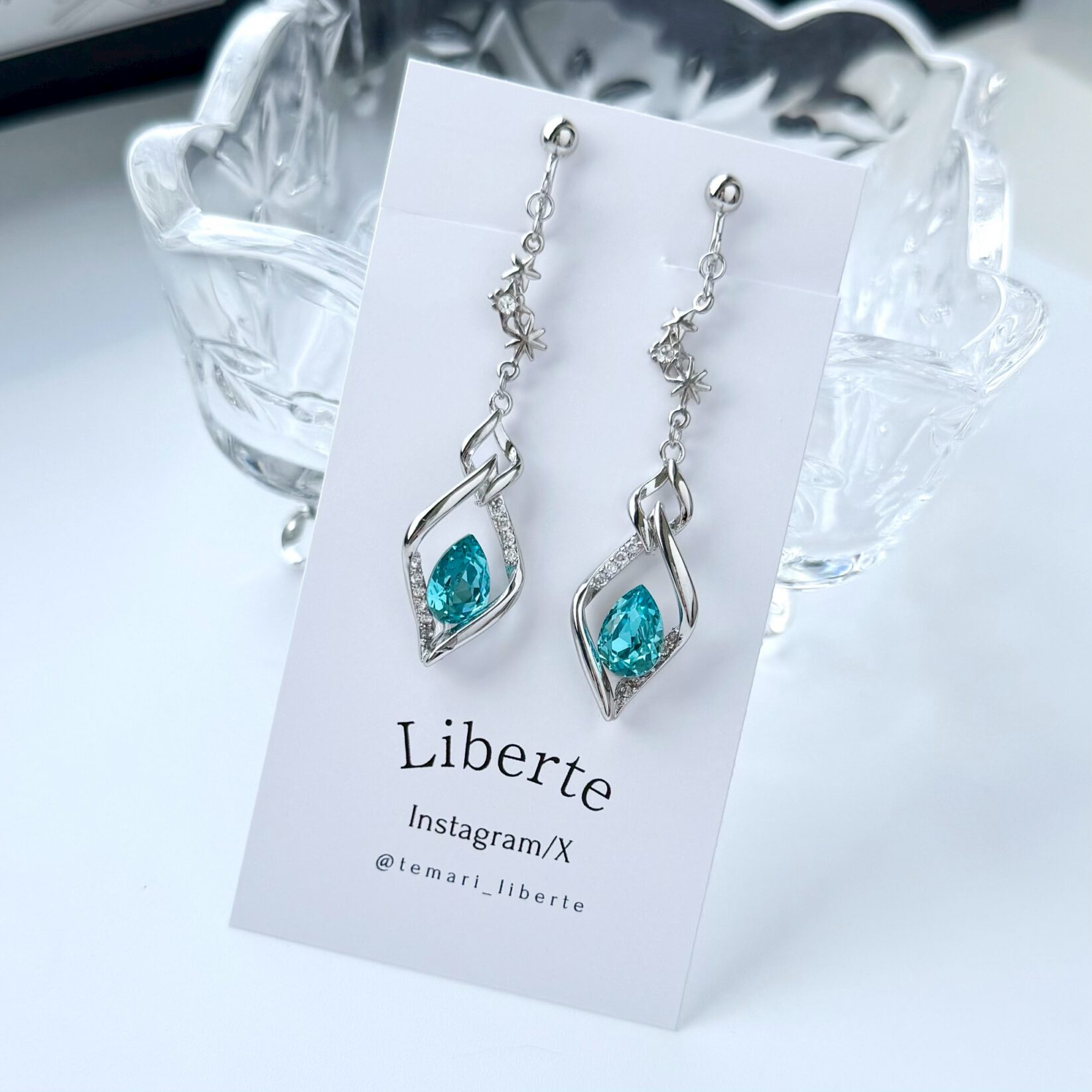 Ciel étoile/耳飾り/ライトターコイズ